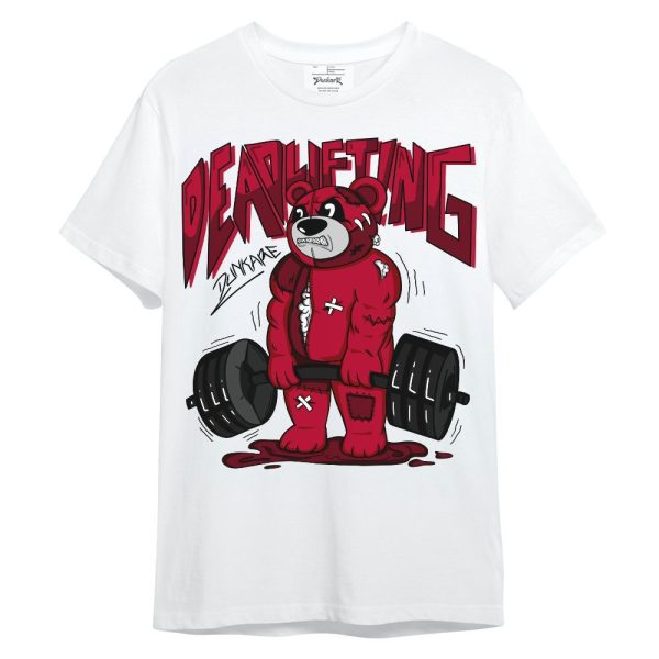 Retro Chicago 2s Shirt - Deadlifting Bear Unisex Shirt Matching Jordan Shirt Jezsport.com