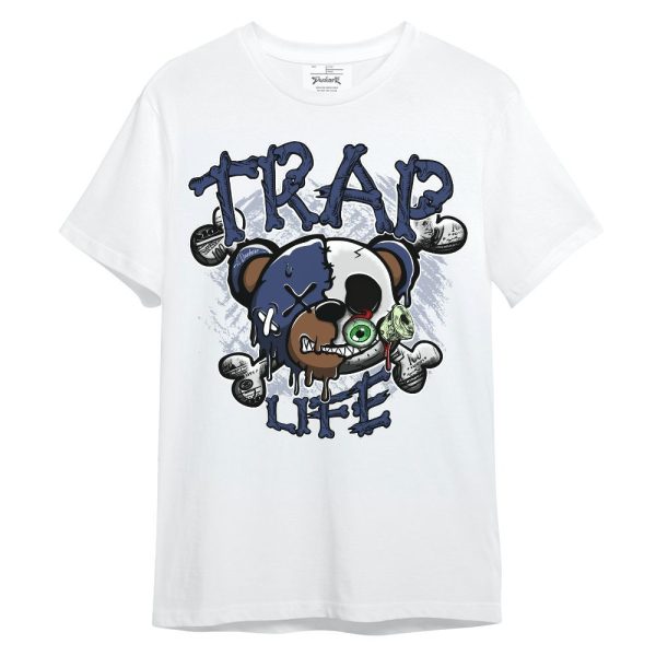 Midnight Navy 13s Shirt, Trap Bear Skull Unisex Shirt Matching Jordan Shirt Jezsport.com