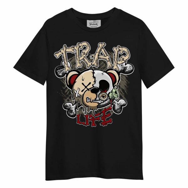 Dunk Low Strawberry Waffle Shirt, Trap Bear Skull Unisex Shirt Matching Jordan Shirt Jezsport.com