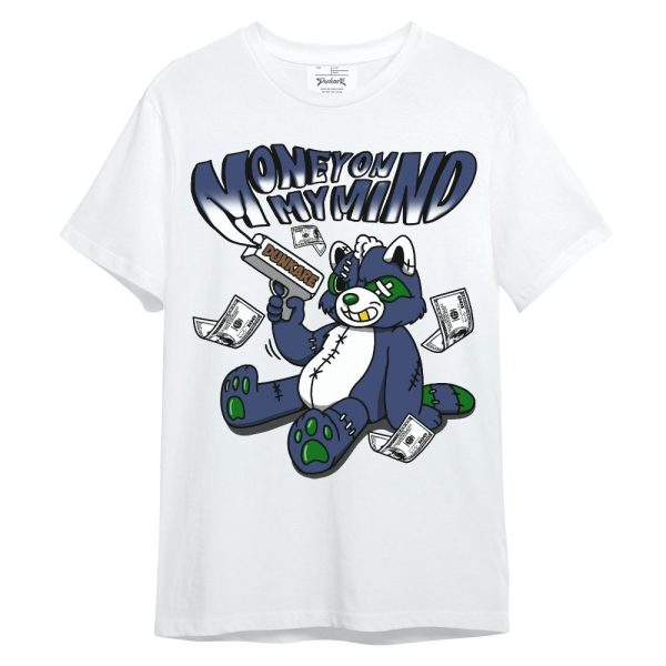 Midnight Navy 13s Shirt - Money On My Mind Raccoon Shirt Unisex Outfit Unisex Shirt Matching Jordan Shirt Jezsport.com