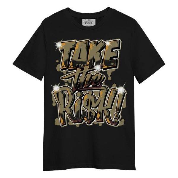 Black Olive 7s Shirt - Take Risks Unisex Shirt Matching Jordan Shirt Jezsport.com