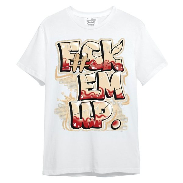 Dunk Low Strawberry Waffle Shirt - F#ck Em Graphic Unisex Shirt Matching Jordan Shirt Jezsport.com