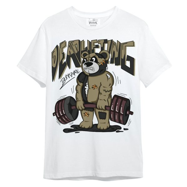 Black Olive 7s Shirt - Deadlifting Bear Unisex Shirt Matching Jordan Shirt Jezsport.com