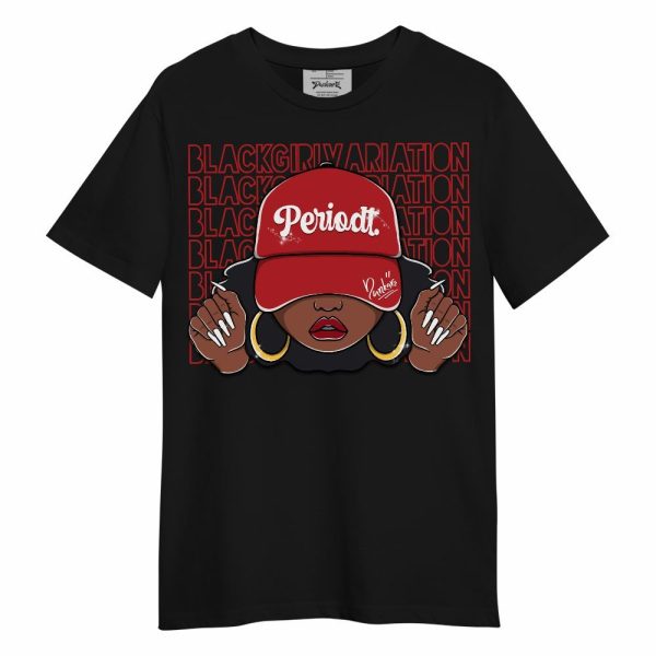 Retro Cherry 12s Shirt, Black Girl Variation Unisex Shirt Matching Jordan Shirt Jezsport.com