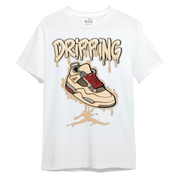 Dunk Low Strawberry Waffle Shirt - Dripping Shoe 4S Graphic Unisex Shirt Matching Jordan Shirt Jezsport.com