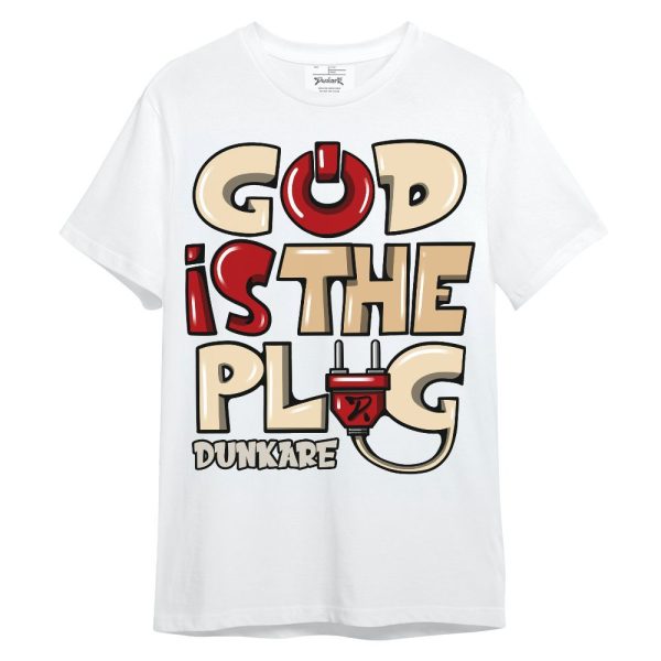 Dunk Low Strawberry Waffle Shirt - God Is The Power Cord Unisex Shirt Matching Jordan Shirt Jezsport.com