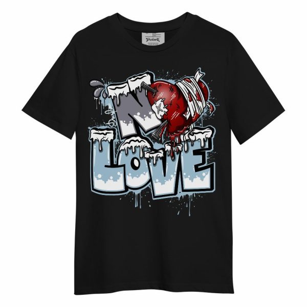 Chambray 7s Shirt, Drip No Love Streetwear Unisex Shirt Matching Jordan Shirt Jezsport.com