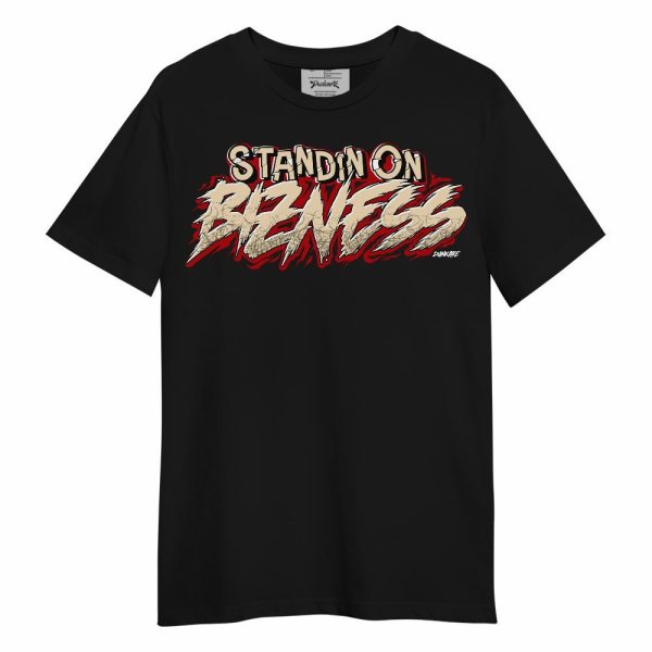 Dunk Low Strawberry Waffle Shirt, Standin On Bizness Unisex Shirt Matching Jordan Shirt Jezsport.com