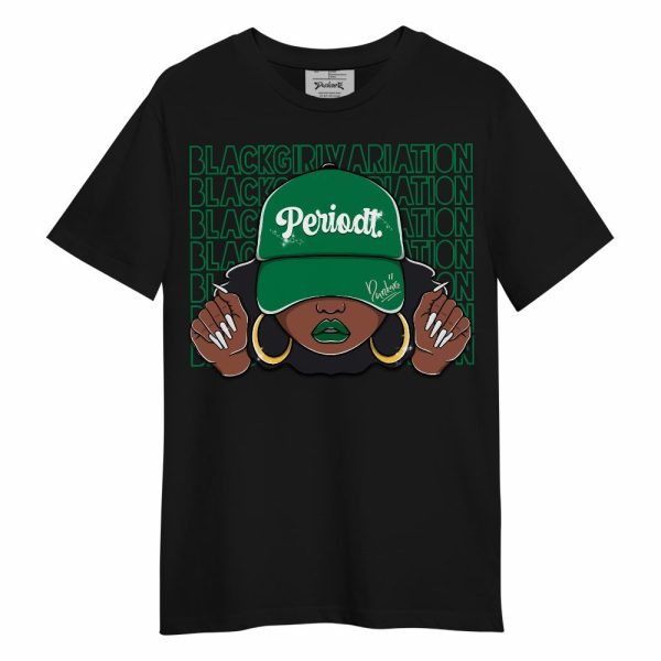 Lucky Green 2s Shirt, Black Girl Variation Unisex Shirt Matching Jordan Shirt Jezsport.com