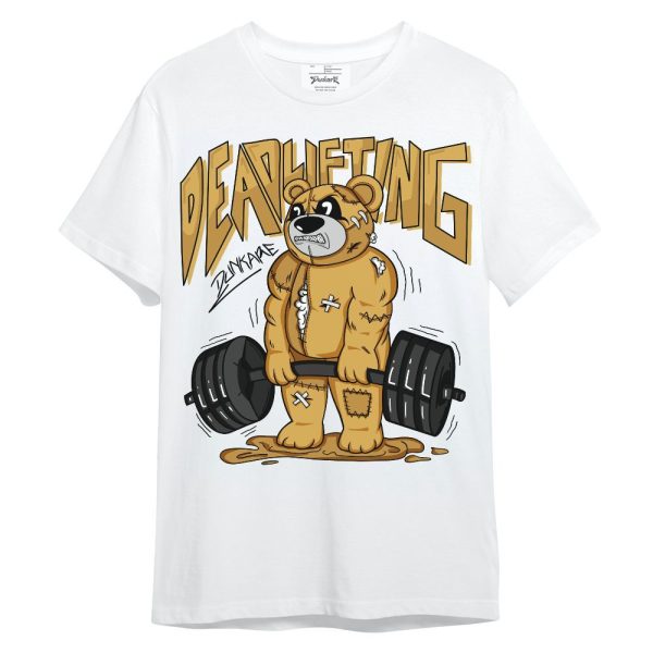 Retro Light Ginger 14s Shirt - Deadlifting Bear Unisex Shirt Matching Jordan Shirt Jezsport.com