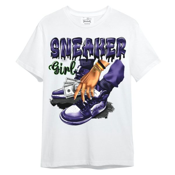 Retro Court Purple 13s Shirt, SNEAKER Girl Money Drip Unisex Shirt Matching Jordan Shirt Jezsport.com