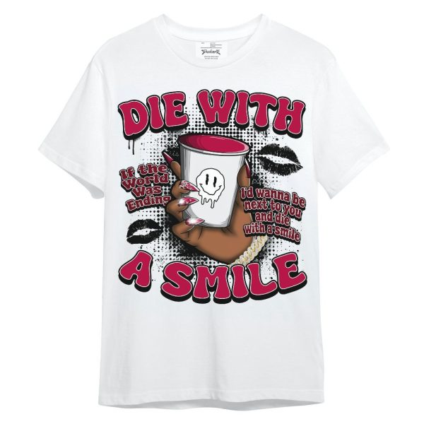 Retro Chicago 2s Shirt, Die With A Smile Graphic Unisex Shirt Matching Jordan Shirt Jezsport.com