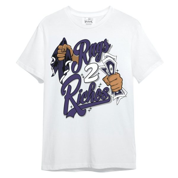 Retro Court Purple 13s Shirt, Rag 2 Riches Unisex Shirt Matching Jordan Shirt Jezsport.com