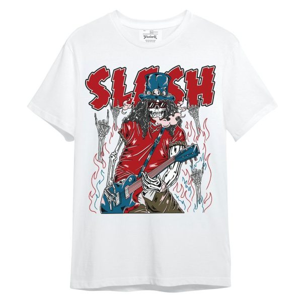 OG Varsity Red 17s Shirt - Slash Skeleton Unisex Shirt Matching Jordan Shirt Jezsport.com