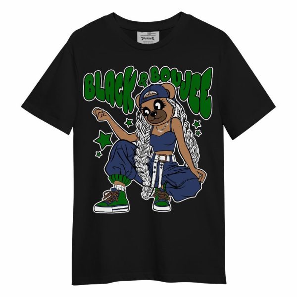 Midnight Navy 13s Shirt - Boujee Girls Bear Unisex Shirt Matching Jordan Shirt Jezsport.com