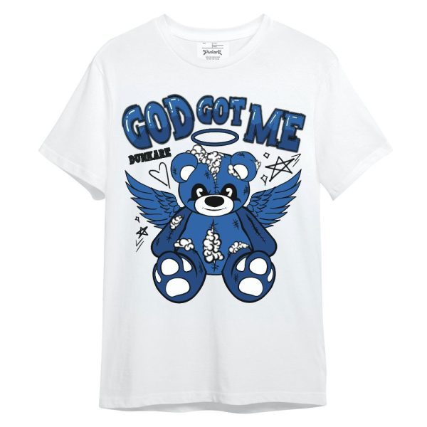 Brave Blue 13s Shirt - Gods Guides Me Bear Unisex Shirt Matching Jordan Shirt Jezsport.com