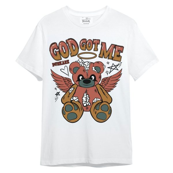 SB Dunk Low Pro Burnt Sunrise Shirt - Gods Guides Me Bear Unisex Shirt Matching Jordan Shirt Jezsport.com