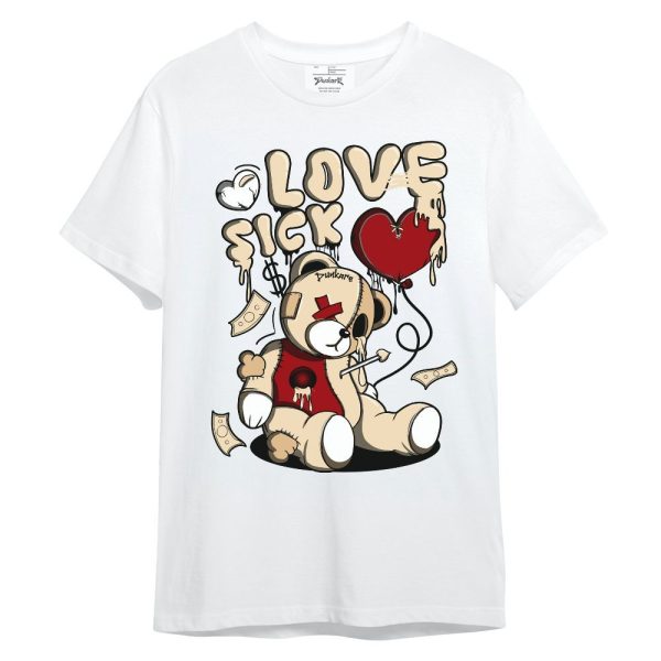 Dunk Low Strawberry Waffle Shirt, Graphic Love Sick Unisex Shirt Matching Jordan Shirt Jezsport.com