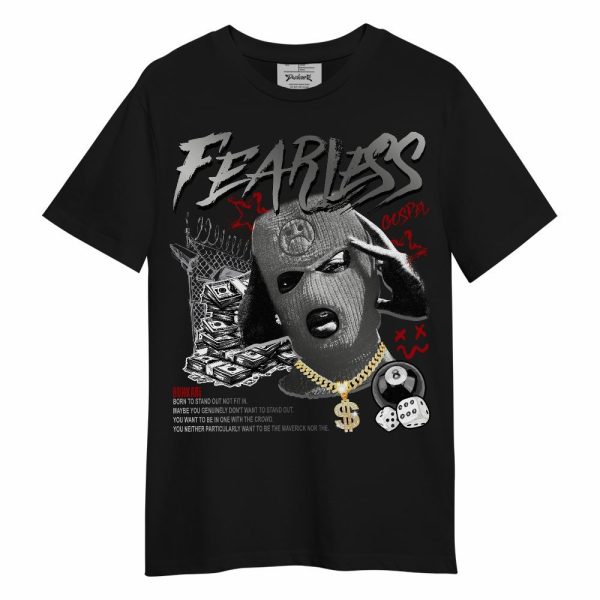 Metallic Silver 14s Shirt, Fearless Gospel Streewear Money Unisex Shirt Matching Jordan Shirt Jezsport.com