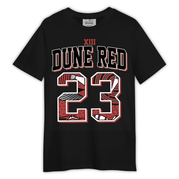 Dune Red 13s Shirt, 90s Retro Number 23 Shirt Outfit Matching Jordan Shirt Jezsport.com