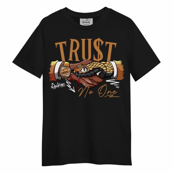 Dunk Low Nature Wheat Suede Shirt, Snake Trust No One Unisex Shirt Matching Jordan Shirt Jezsport.com