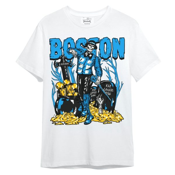 Black University Blue 2022 13s Shirt - Goldrush Skeleton Unisex Shirt Matching Jordan Shirt Jezsport.com