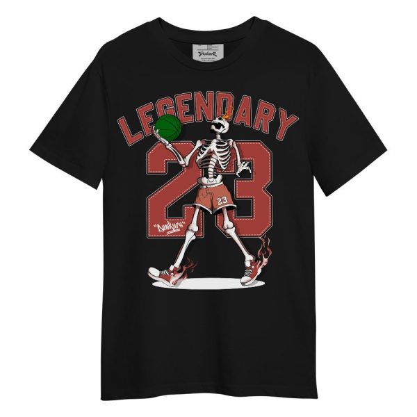 Dune Red 13s Shirt, 23 Skeleton G.O.A.T Unisex Shirt Matching Jordan Shirt Jezsport.com