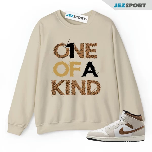 1OAK Sweatshirt to Match 1 Mid Brown Elephant Orewood Brown Light British Tan Sail, Matching Sneaker Sweatshirt