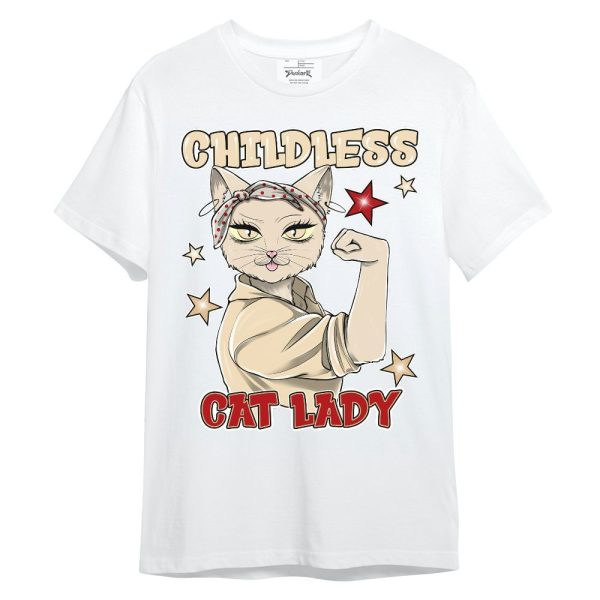 Dunk Low Strawberry Waffle Shirt - Childless Kat Lady Unisex Shirt Matching Jordan Shirt Jezsport.com