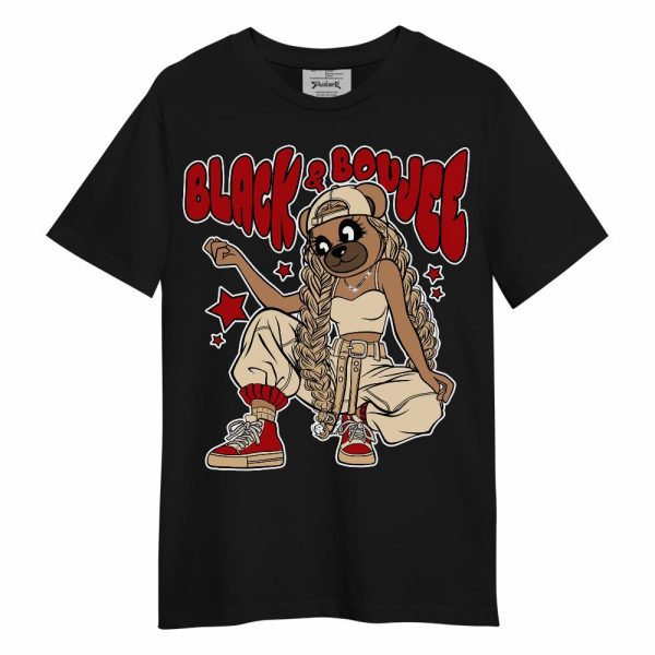 Dunk Low Strawberry Waffle Shirt - Boujee Girls Bear Unisex Shirt Matching Jordan Shirt Jezsport.com