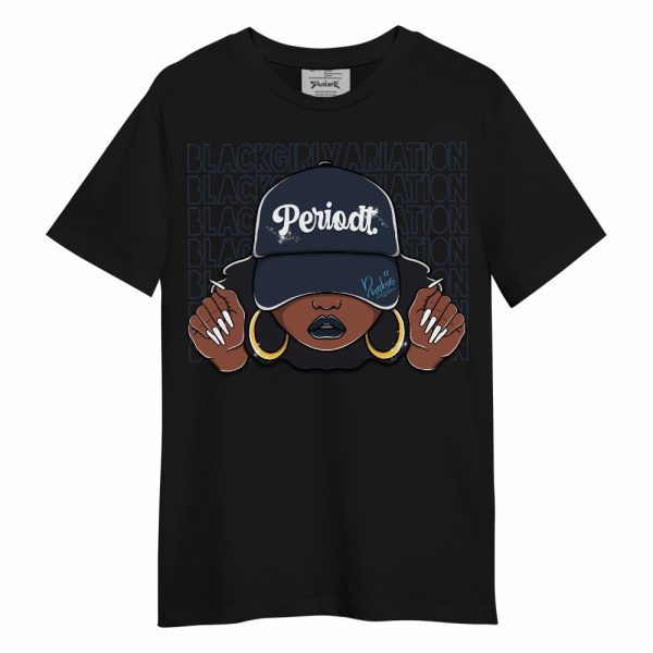 Retro Obsidian 13s Shirt, Black Girl Variation Unisex Shirt Matching Jordan Shirt Jezsport.com