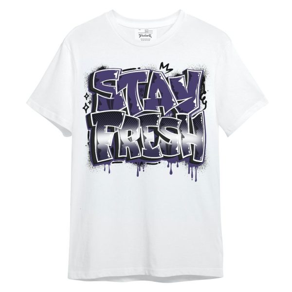 Retro Court Purple 13s Shirt, Stay Fresh Dripping Streetwear Unisex Shirt Matching Jordan Shirt Jezsport.com