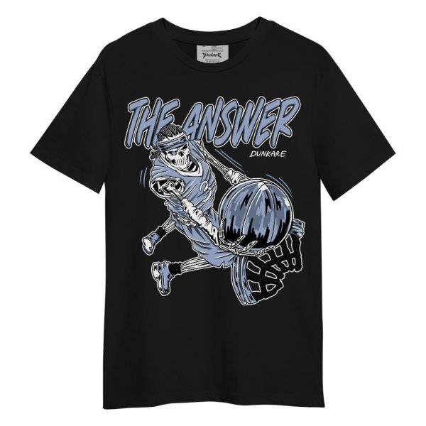 Retro Blue Grey 13s Shirt - The Answer Skeleton Unisex Shirt Matching Jordan Shirt Jezsport.com