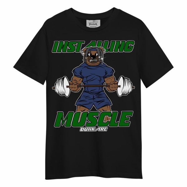 Midnight Navy 13s Shirt - Installing Muscle Bear Unisex Shirt Matching Jordan Shirt Jezsport.com