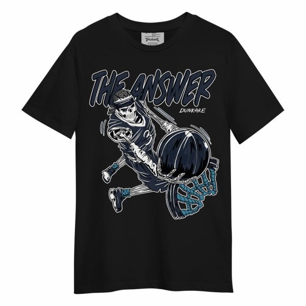 Retro Obsidian 13s Shirt - The Answer Skeleton Unisex Shirt Matching Jordan Shirt Jezsport.com