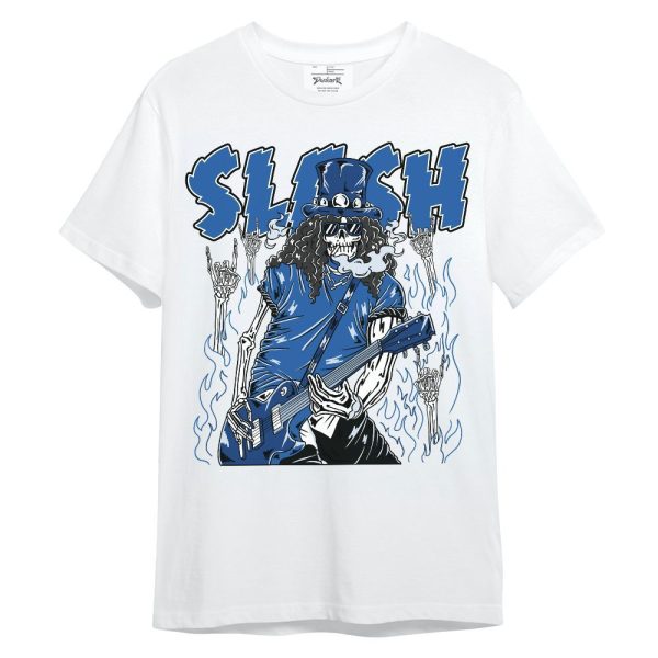 Brave Blue 13s Shirt - Slash Skeleton Unisex Shirt Matching Jordan Shirt Jezsport.com