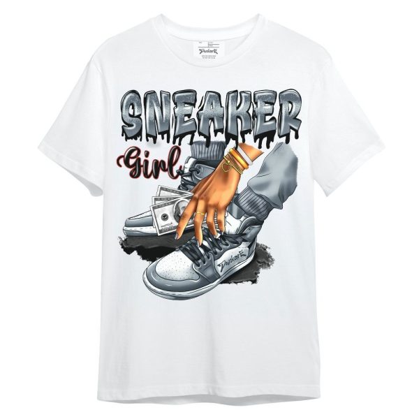 Wolf Grey 13s Shirt, SNEAKER Girl Money Drip Unisex Shirt Matching Jordan Shirt Jezsport.com