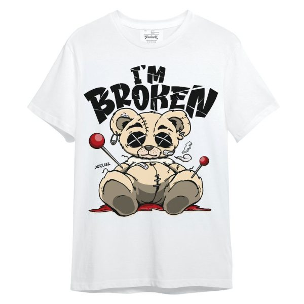 Dunk Low Strawberry Waffle Shirt, I'm Broken Bear Unisex Shirt Matching Jordan Shirt Jezsport.com