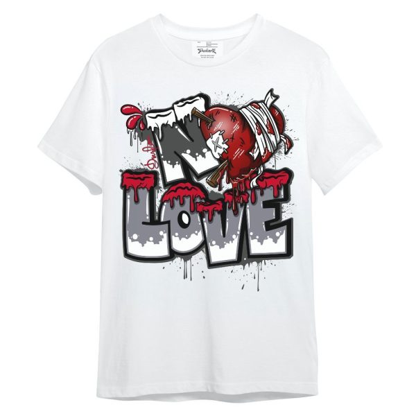 Retro Black Flint 13s Shirt, Drip No Love Streetwear Unisex Shirt Matching Jordan Shirt Jezsport.com