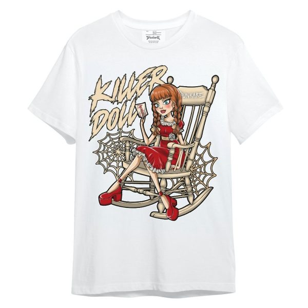 Dunk Low Strawberry Waffle Shirt, Killer Doll A Halloween Unisex Shirt Matching Jordan Shirt Jezsport.com