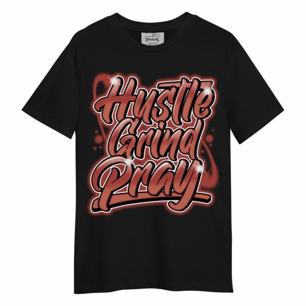 Dune Red 13s Shirt - Hustles And Prayer Graphic Unisex Shirt Matching Jordan Shirt Jezsport.com