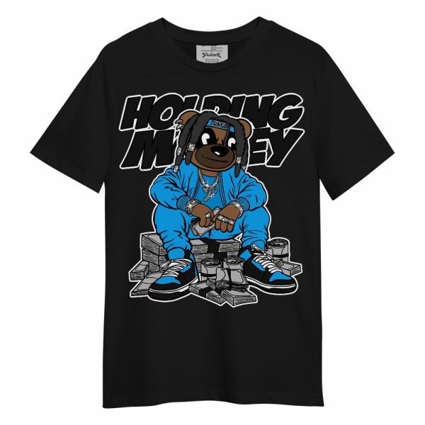 Black University Blue 2022 13s Shirt - Possessing Moneys Bear Unisex Shirt Matching Jordan Shirt Jezsport.com