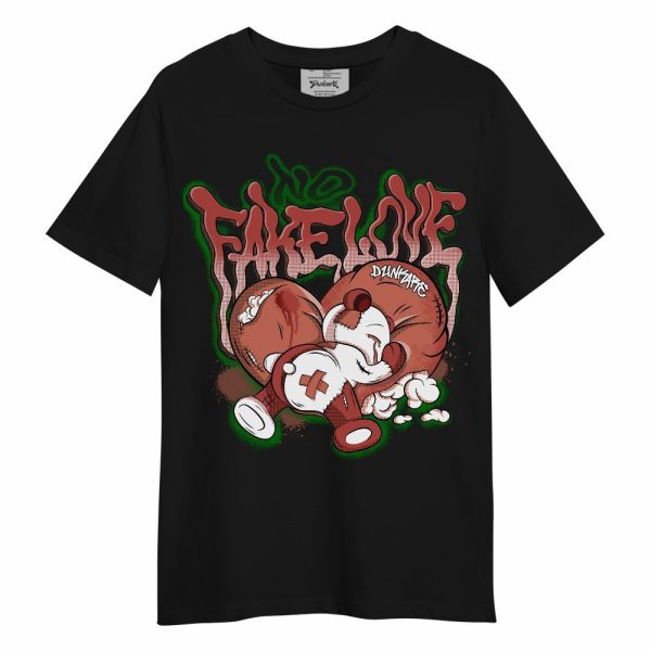 Dune Red 13s Shirt, No Fake Love Unisex Shirt Matching Jordan Shirt Jezsport.com