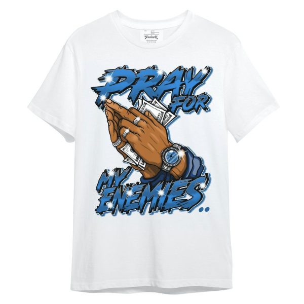 French Blue 13s Shirt - Prayed For Enemies Graphic Unisex Shirt Matching Jordan Shirt Jezsport.com