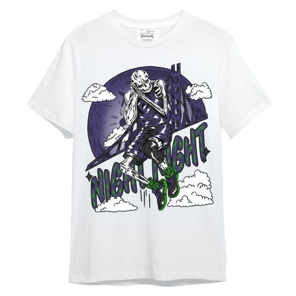 Retro Court Purple 13s Shirt - Seeya Skeleton Unisex Shirt Matching Jordan Shirt Jezsport.com