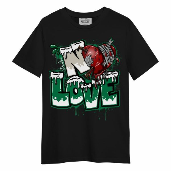 Lucky Green 2s Shirt, Drip No Love Streetwear Unisex Shirt Matching Jordan Shirt Jezsport.com