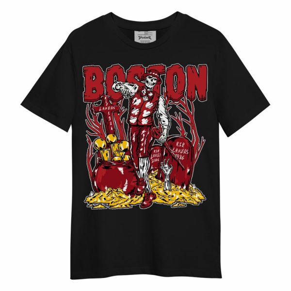 Retro Cherry 12s Shirt - Goldrush Skeleton Unisex Shirt Matching Jordan Shirt Jezsport.com