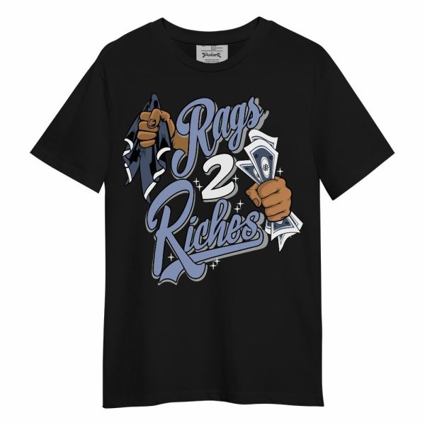 Retro Blue Grey 13s Shirt, Rag 2 Riches Unisex Shirt Matching Jordan Shirt Jezsport.com