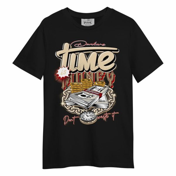 Dunk Low Strawberry Waffle Shirt, Time Is Money Unisex Shirt Matching Jordan Shirt Jezsport.com