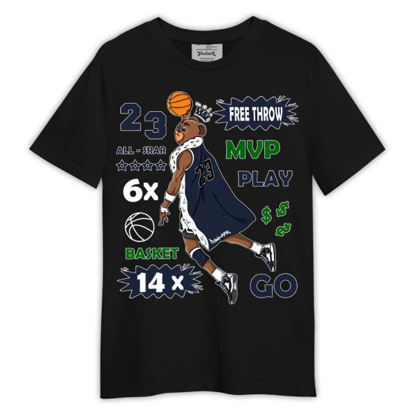 Midnight Navy 13s Shirt, Graphic Free Throw Shirt Outfit Matching Jordan Shirt Jezsport.com